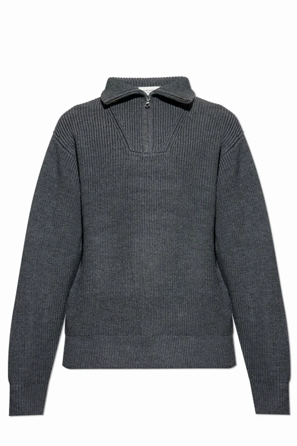 GRAU Wollpullover