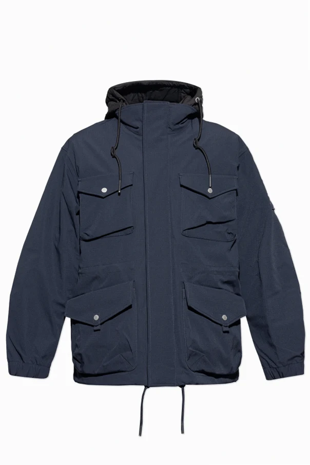 MARINEBLAU Jacke mit Kapuze