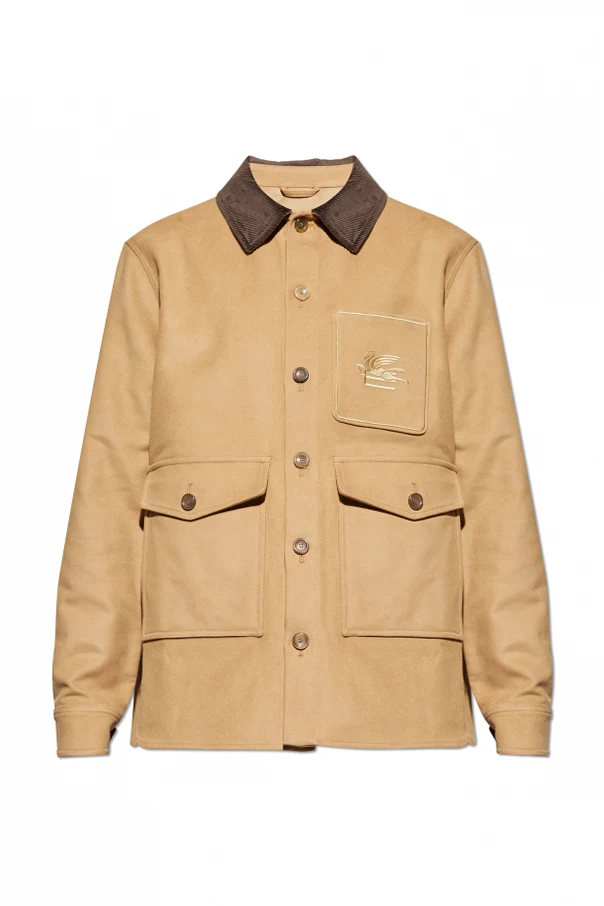 BEIGE Jacke mit Logo
