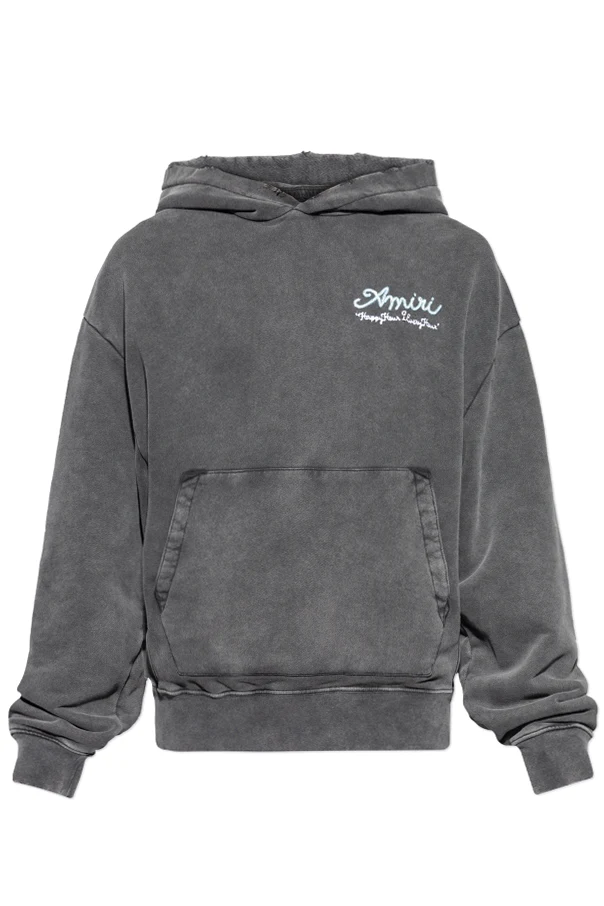 GRAU Sweatshirt mit ‘Vintage’-Effekt