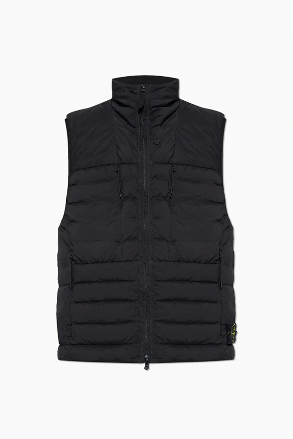 CZARNY Puchowa kamizelka