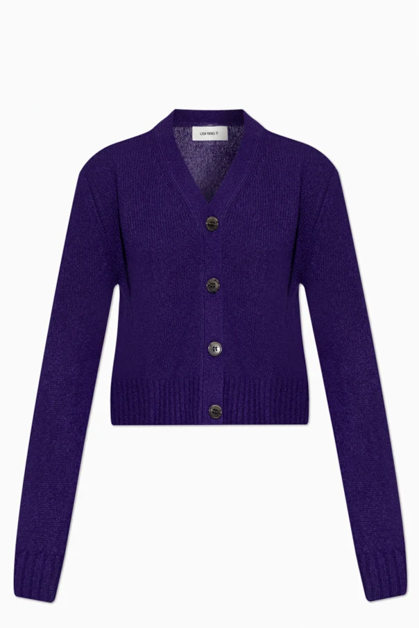 PURPLE  Cashmere cardigan 'Marionette'