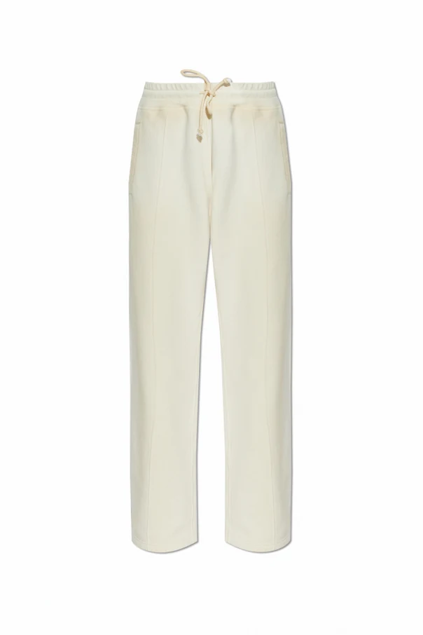 cream Sweatpants with a vintage effect