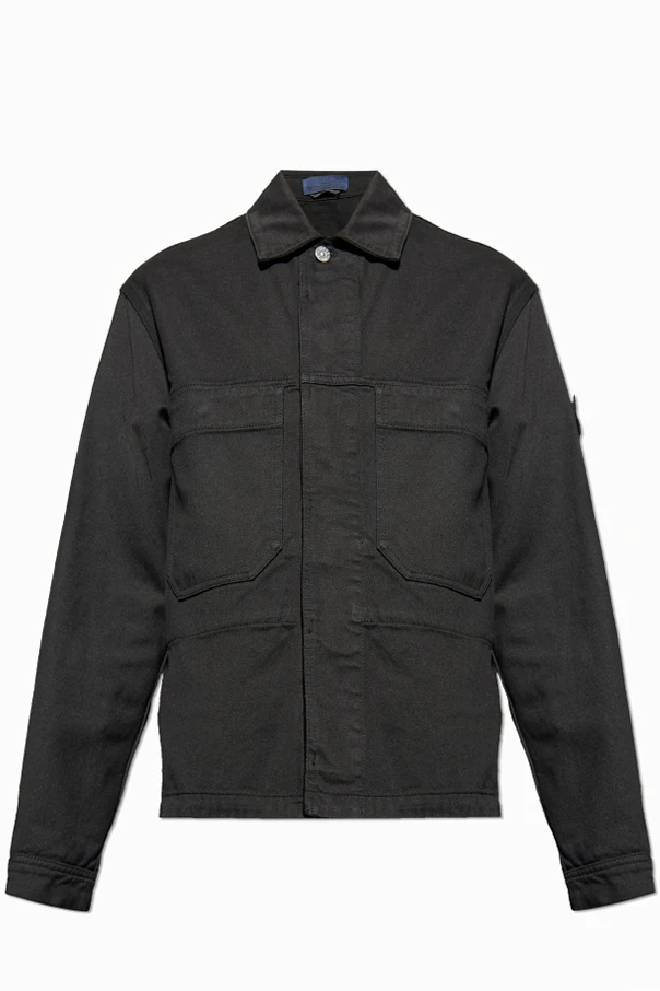 SCHWARZ Jeanshemd mit Taschen