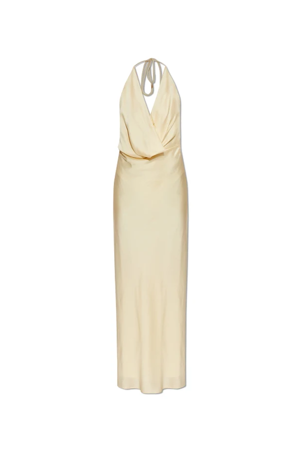 YELLOW  Satin slip dress