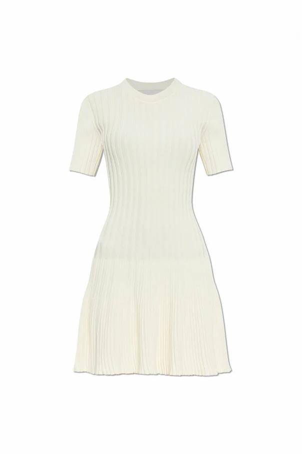 cream Short sleeve dress