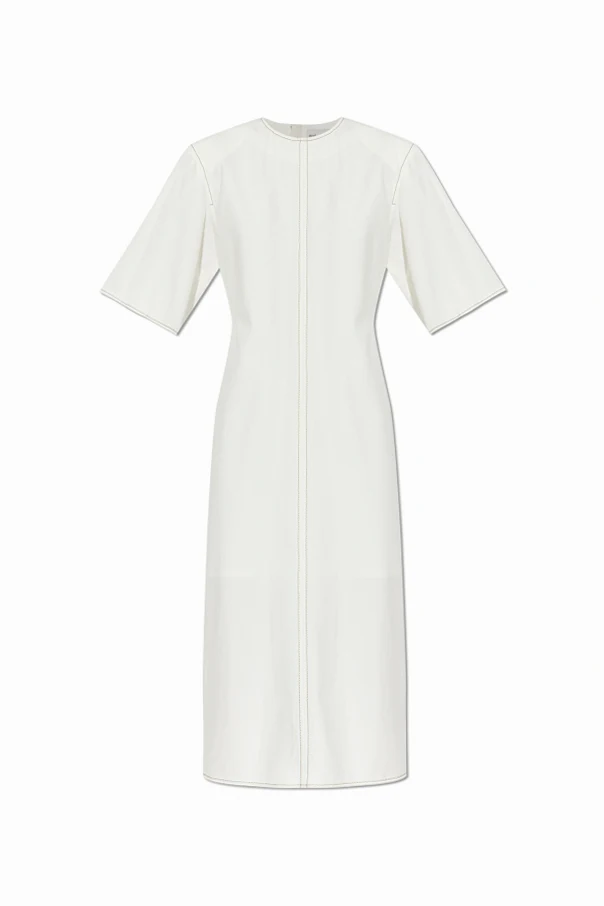 WHITE Dress with a slit