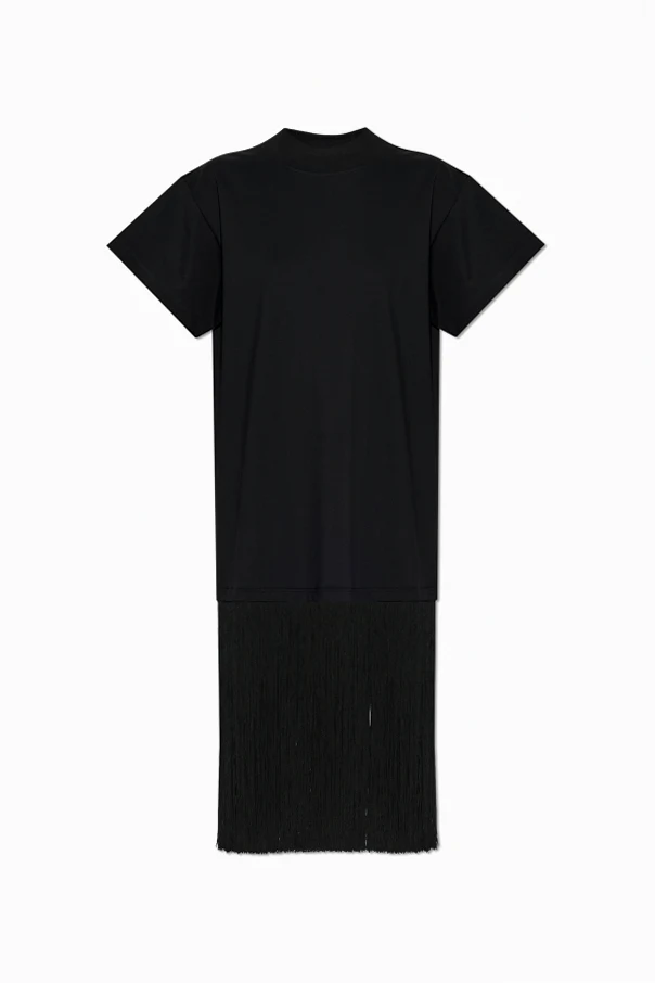 BLACK Dress with fringes