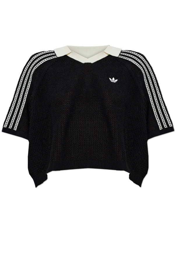 CZARNY Top typu ‘Oversize’