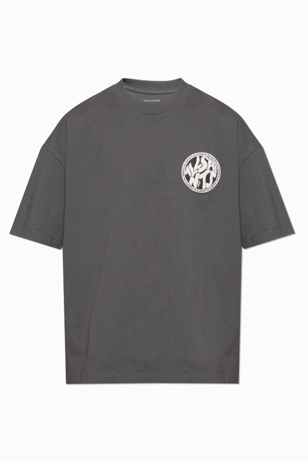SZARY T-shirt `Distortion`