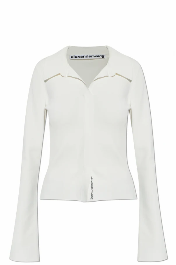 WHITE Top with collar