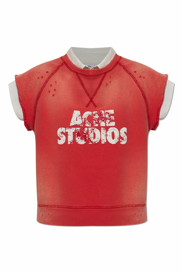 ROT Top mit ‘Vintage’-Effekt