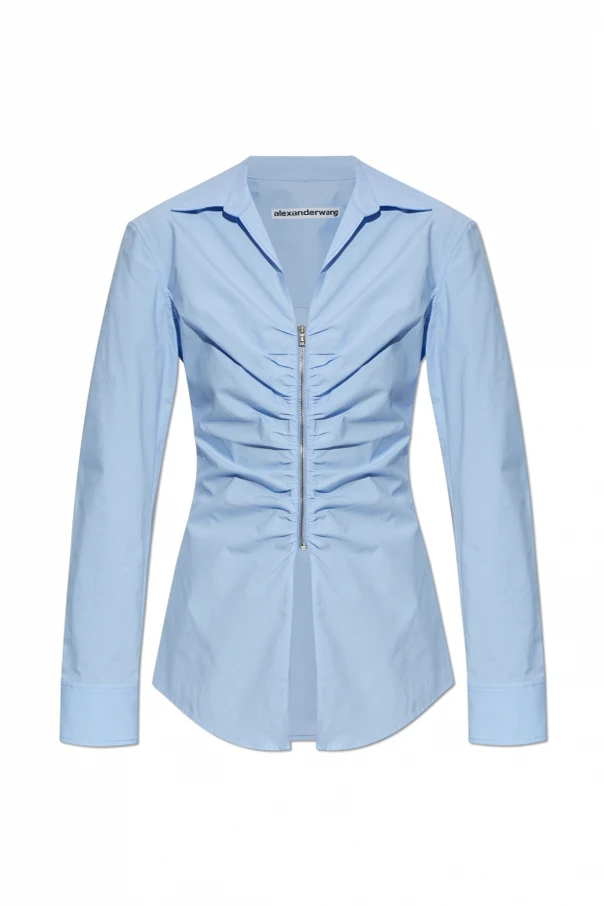 light blue Shirt with ruching