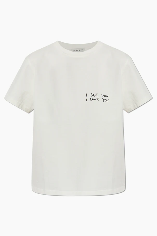 cream T-shirt "Shelley"
