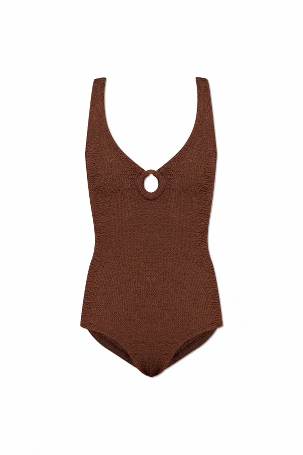 BROWN One-piece swimsuit ‘Celine’