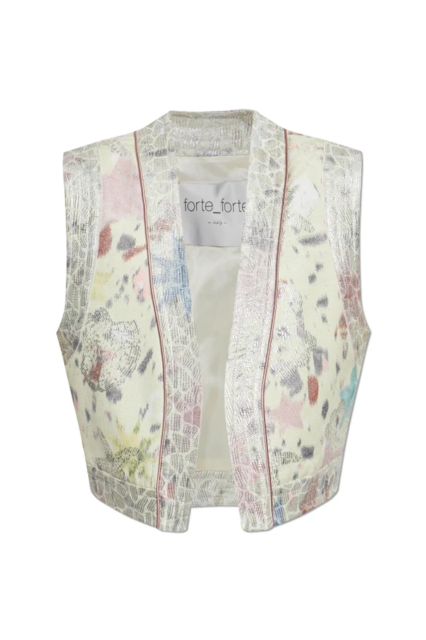 MULTICOLOUR Vest with Lurex Thread