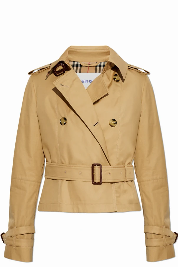 beige Short trench coat ‘Swarby’