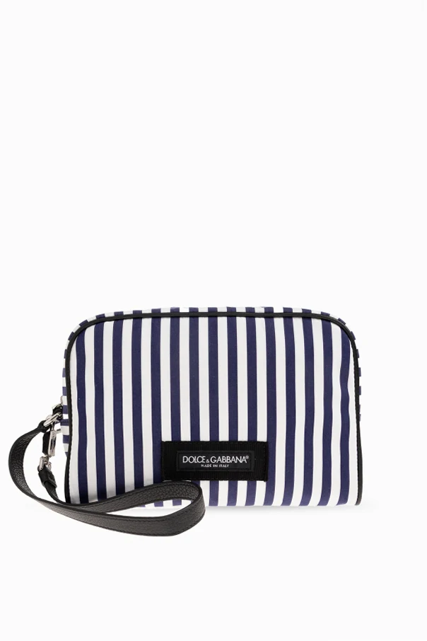 NAVY BLUE Bag with logo patch