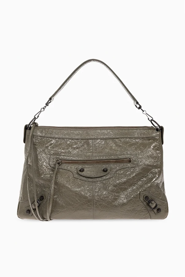 GREEN ‘Le City Moto Medium’ shoulder bag