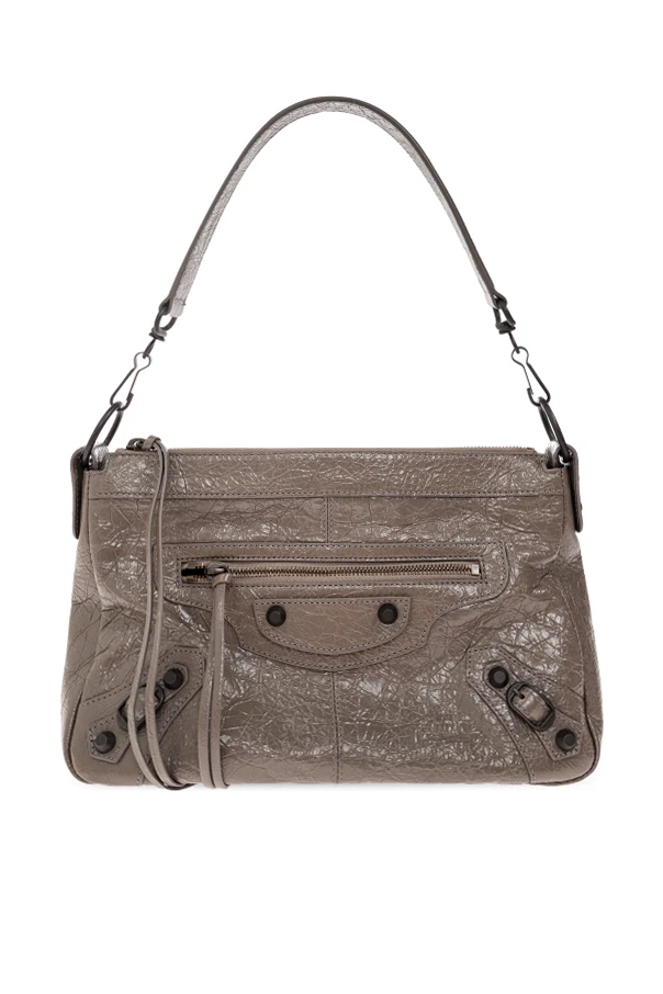 BROWN ‘Le City Moto Small’ shoulder bag