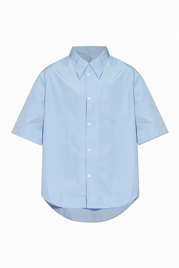 BLAU Hemd im 'Oversize'-Stil