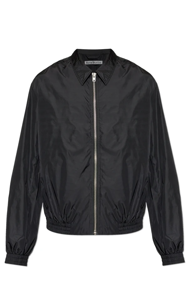 SCHWARZ Jacke mit Logo