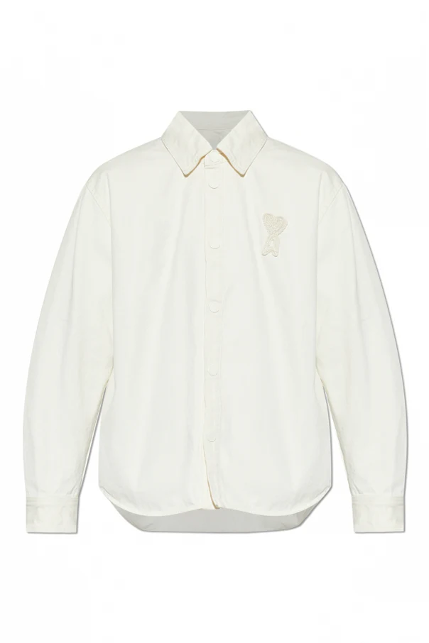 CREME Jeansjacke mit Logo-Patch