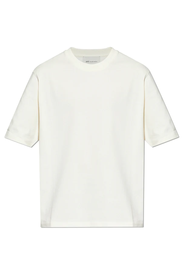 CREME T-Shirt im Oversize-Stil
