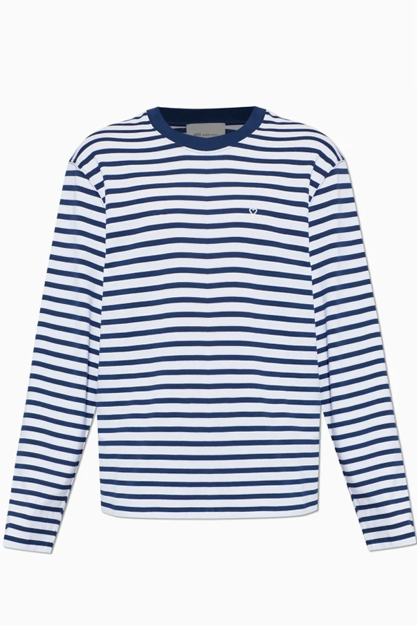 MARINEBLAU Oversize-T-Shirt mit Streifenmuster