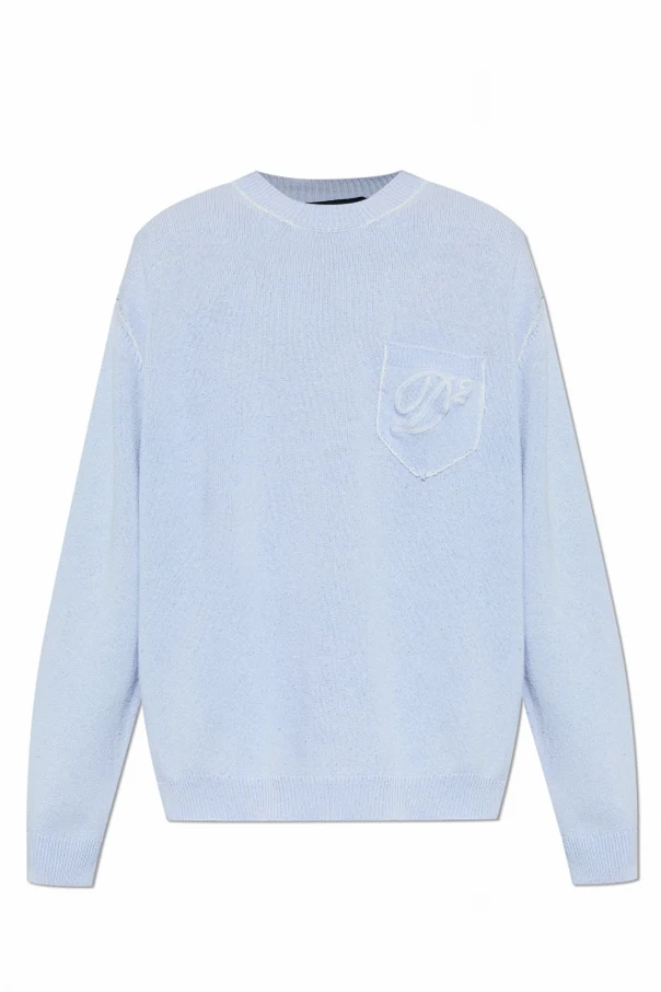 BLUE Sweater with pocket