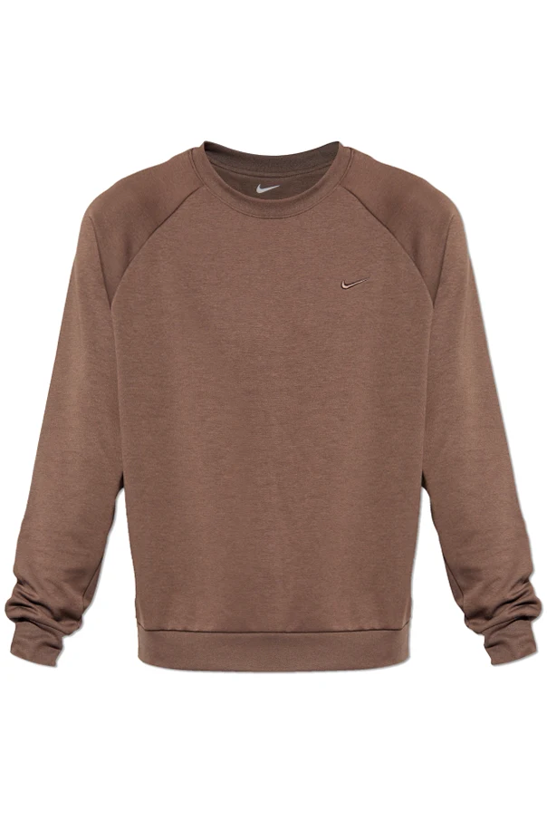 BRĄZOWY Bluza z logo