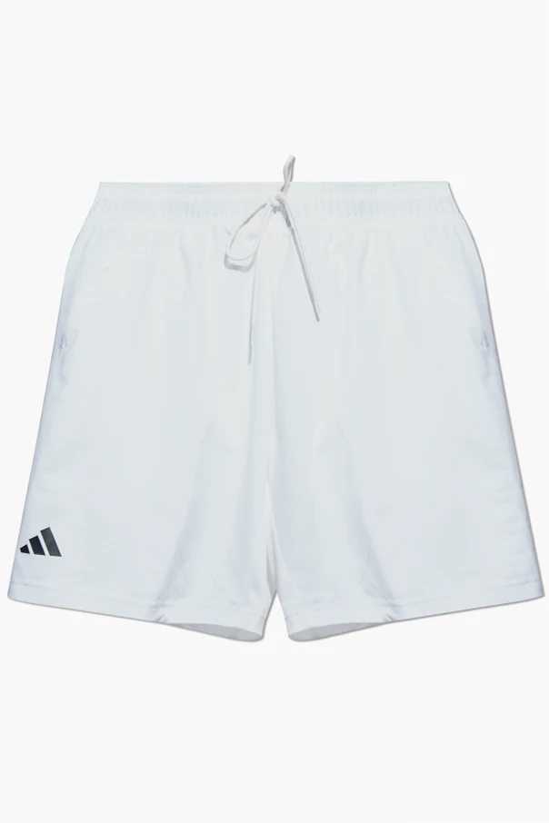 BIAŁY  Szorty z nadrukowanym logo