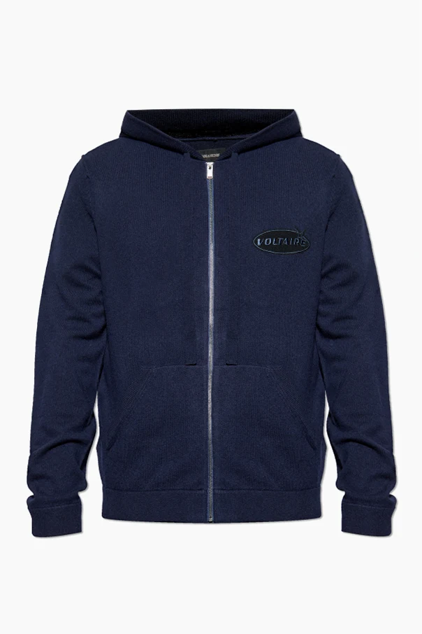 GRANATOWY Wełniana bluza