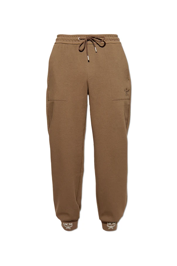BROWN Pants with logo