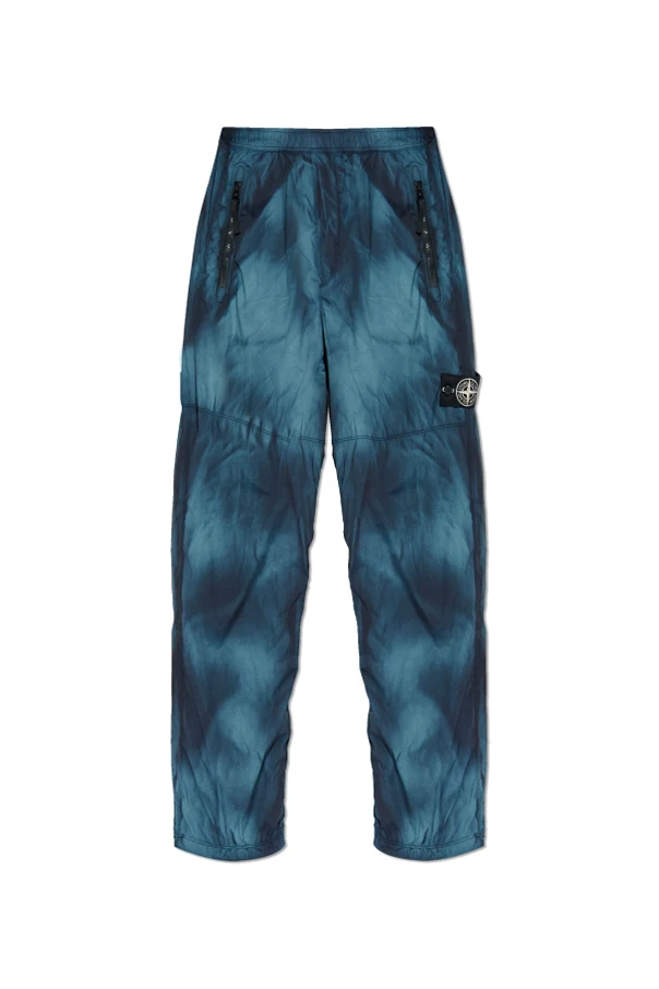 BLAU Hose mit Beinabschlüssen mit Kordelzug