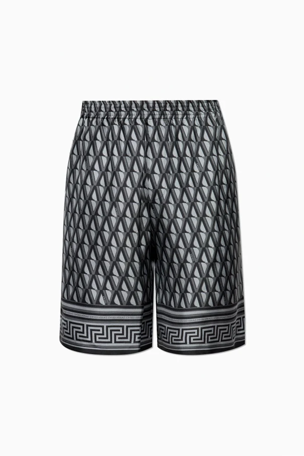 GREY Silk shorts