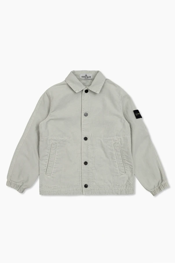 light blue Denim jacket with pockets