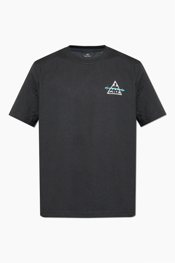 SCHWARZ T-Shirt mit Aufdruck