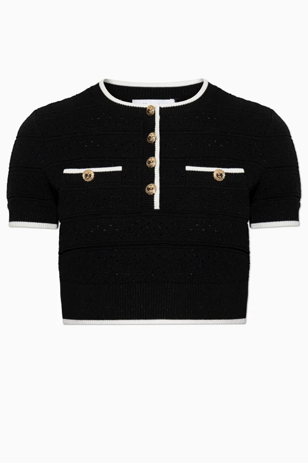 BLACK Turtleneck with lurex thread