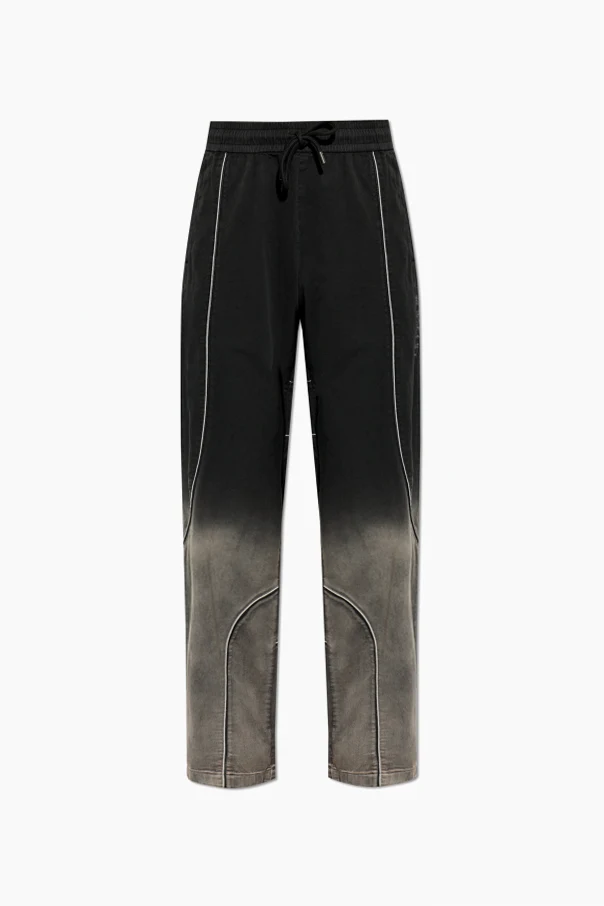 BLACK Loose-fit pants