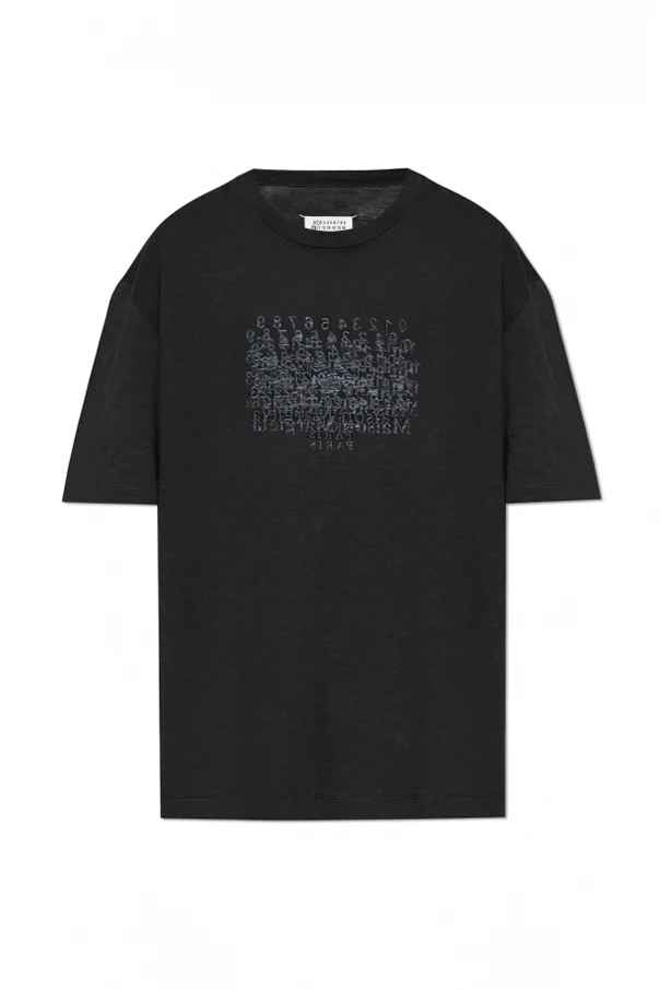 SCHWARZ T-Shirt im 'Oversize'-Stil