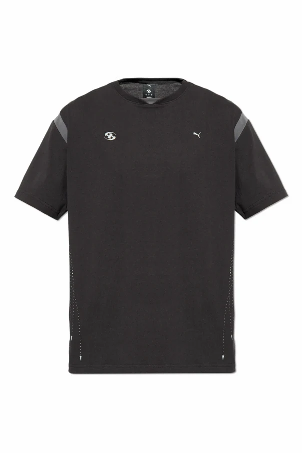 SCHWARZ T-Shirt mit Aufdruck