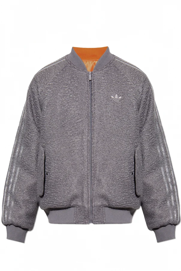 SZARY Dwustronna kurtka typu `bomber`