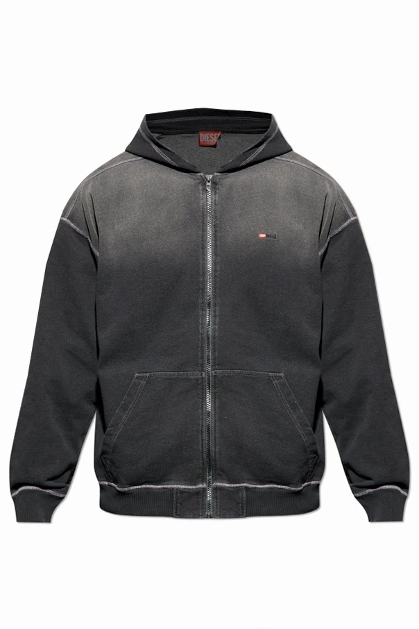 CZARNY Bluza `S-BLAXTO-HOOD-ZIP`