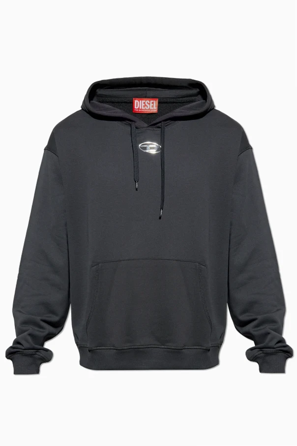 CZARNY Bluza `S-NORM-HOOD-IOD`