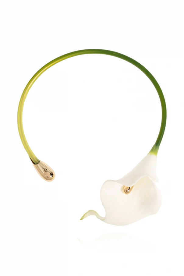 ZIELONY Choker `Calla`