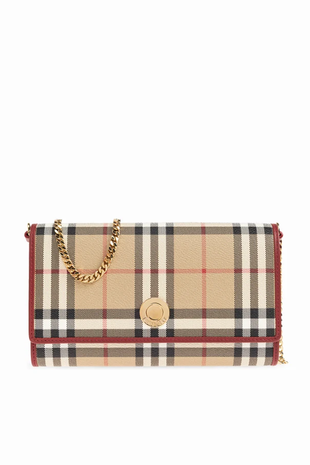 beige ‘Hannah’ chain wallet