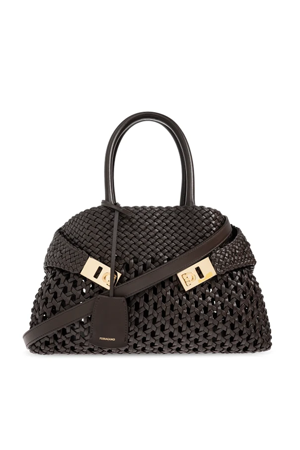 BROWN Handbag 'Hug'
