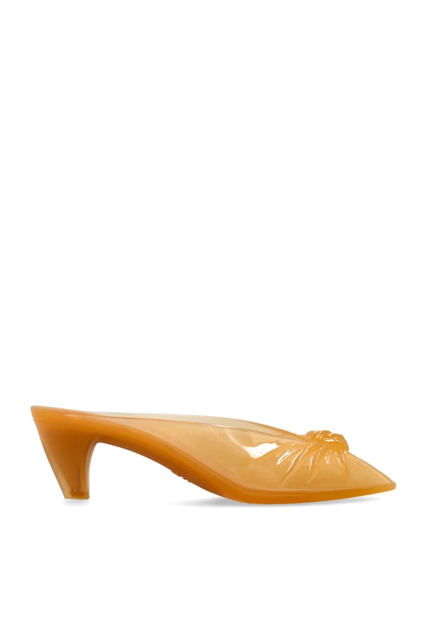 BROWN ‘Chole jelly’ heeled shoes