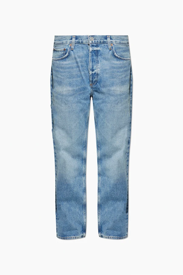 NIEBIESKI Jeansy `90`s`